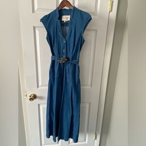 Denim Wide Leg Jumpsuit